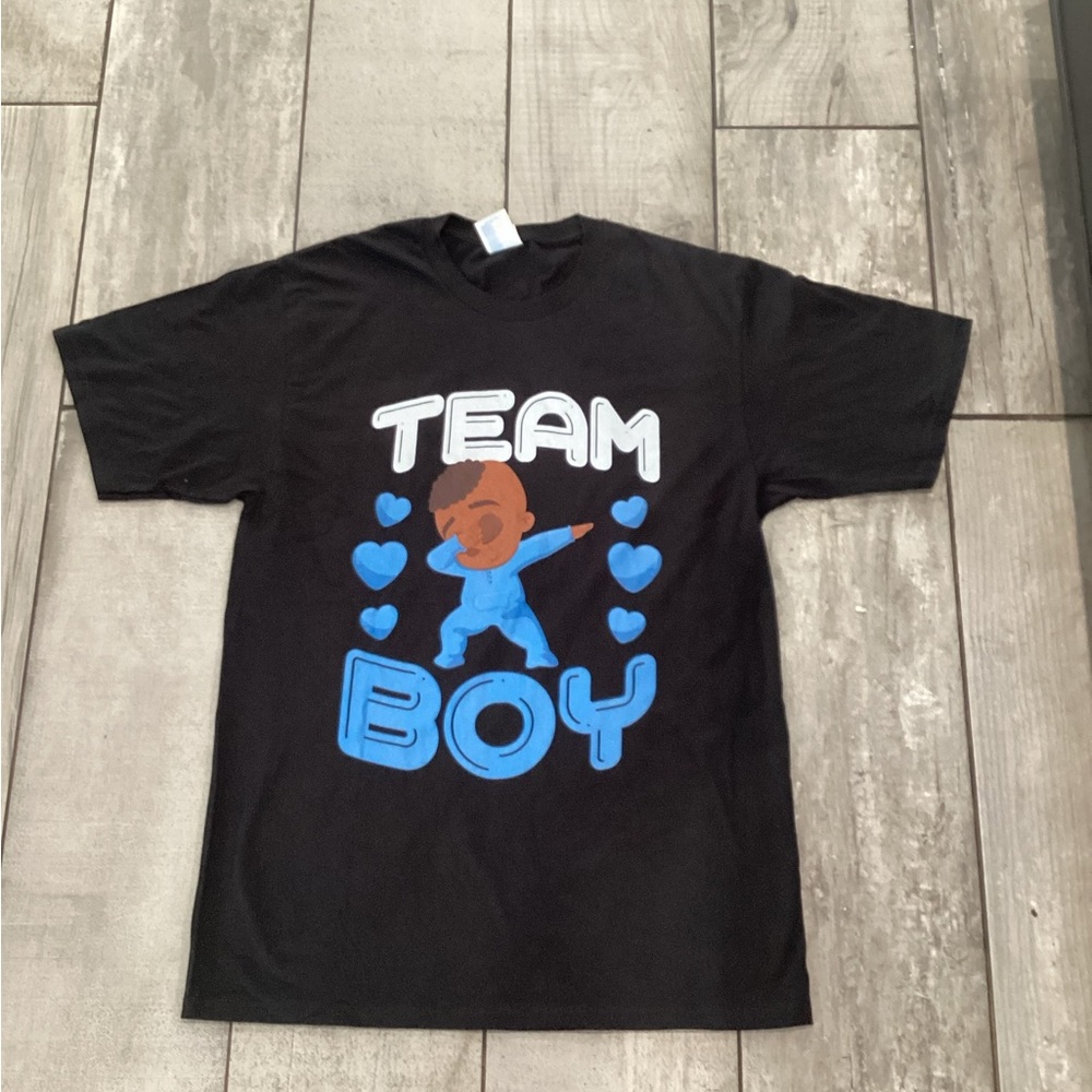 Port and Company Black and Blue Short Sleeve Tees like new size medium # 7/25